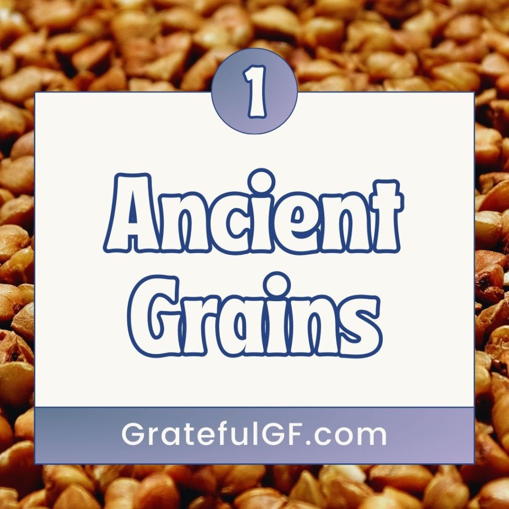 buck wheat groats. text-ancient grains