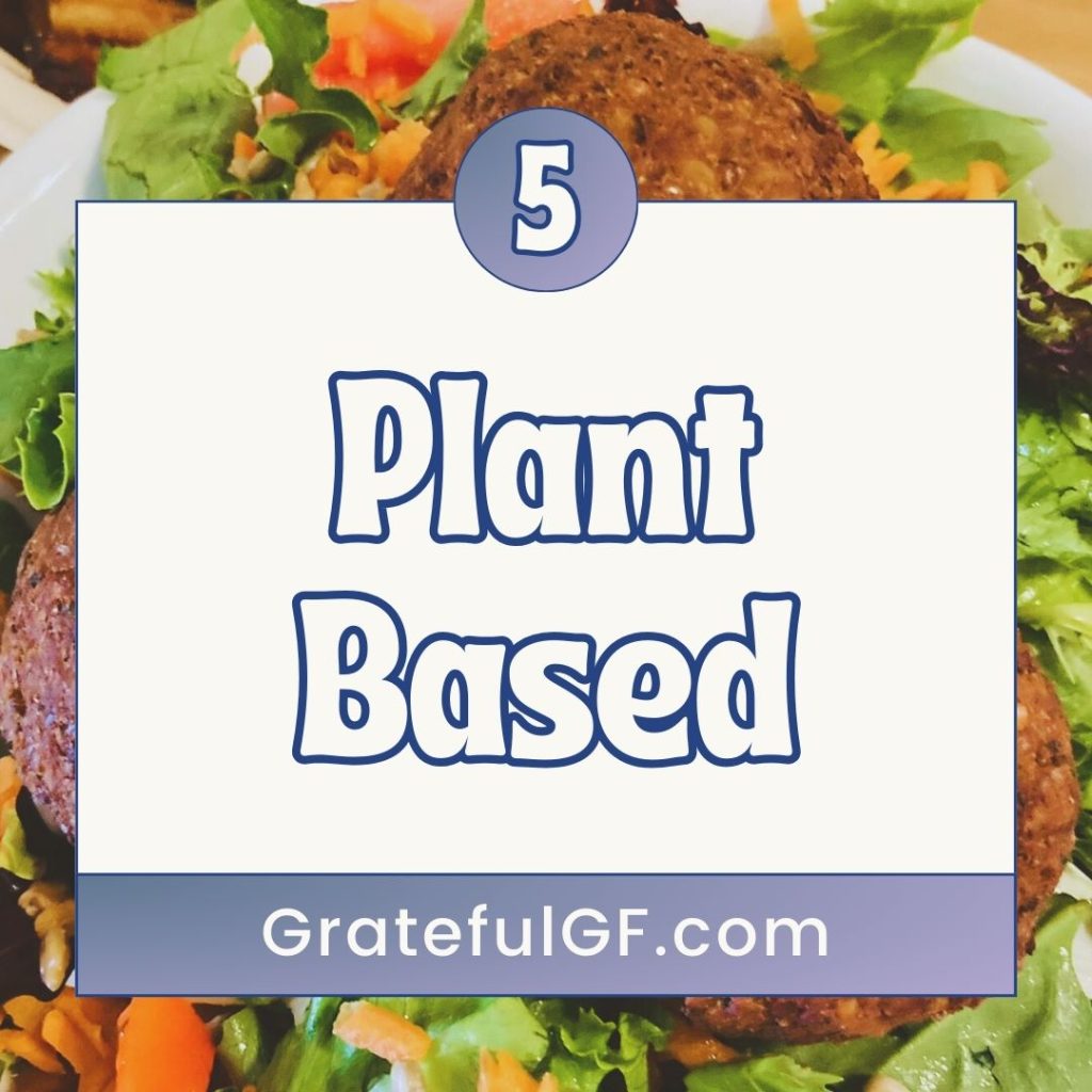 falafel salad. text-plant based