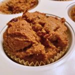 gluten free cranberry pumpkin muffin